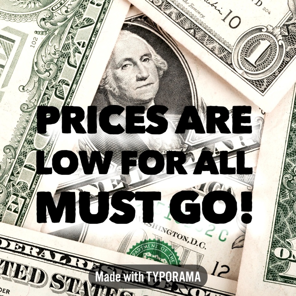 Prices Dropped